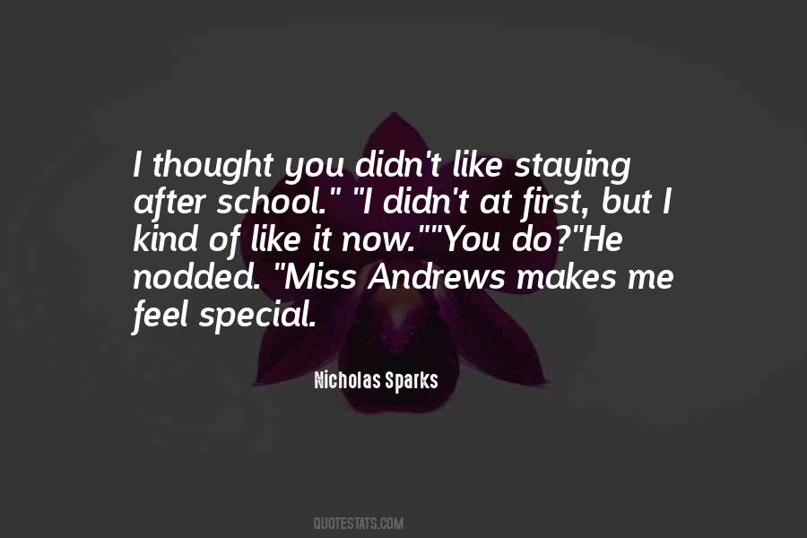I Feel Something Special For You Quotes #47150