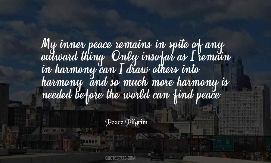 I Find Peace Quotes #334444