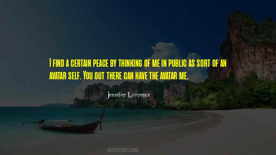 I Find Peace Quotes #425561