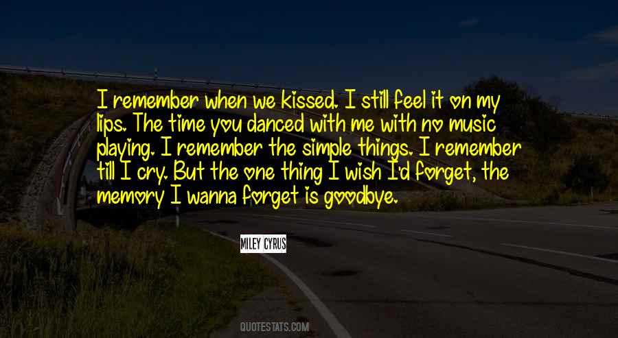 I Forget You Quotes #46012
