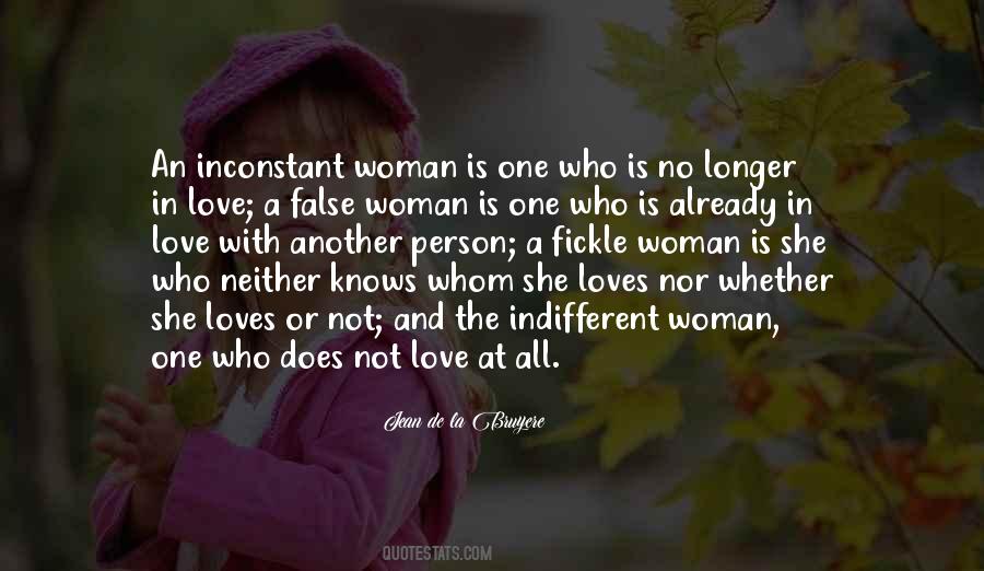 Quotes About Fickle Woman #942965