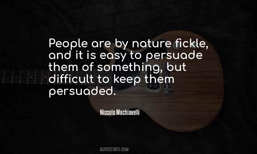 Quotes About Fickle People #118494