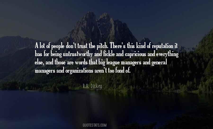 Quotes About Fickle People #453390