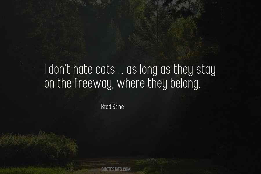 I Hate Cats Quotes #134068
