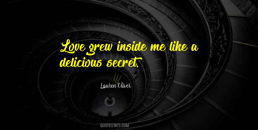 I Have A Secret Love Quotes #124640