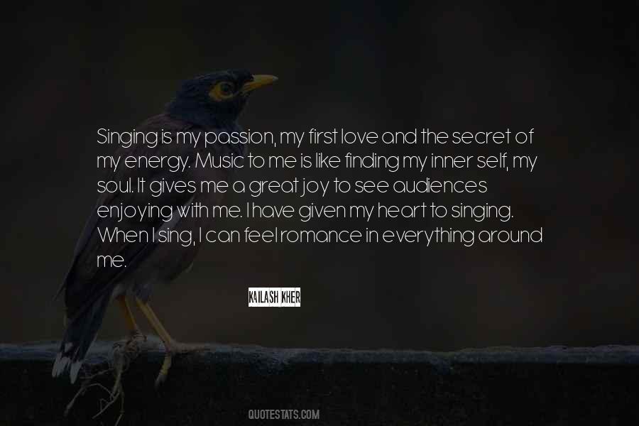 I Have A Secret Love Quotes #471121