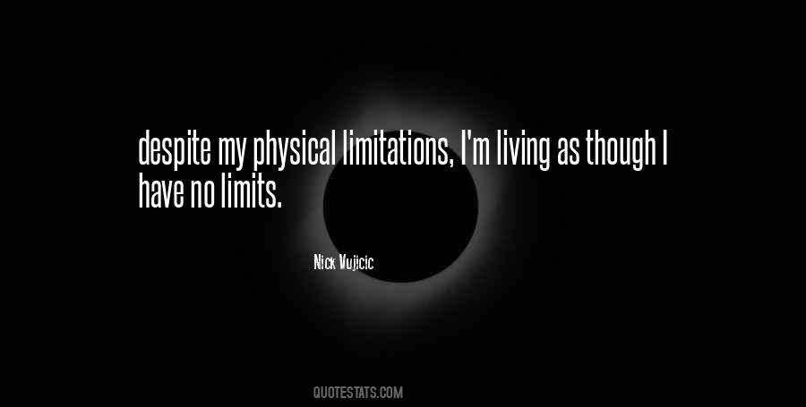 I Have Limits Quotes #899960