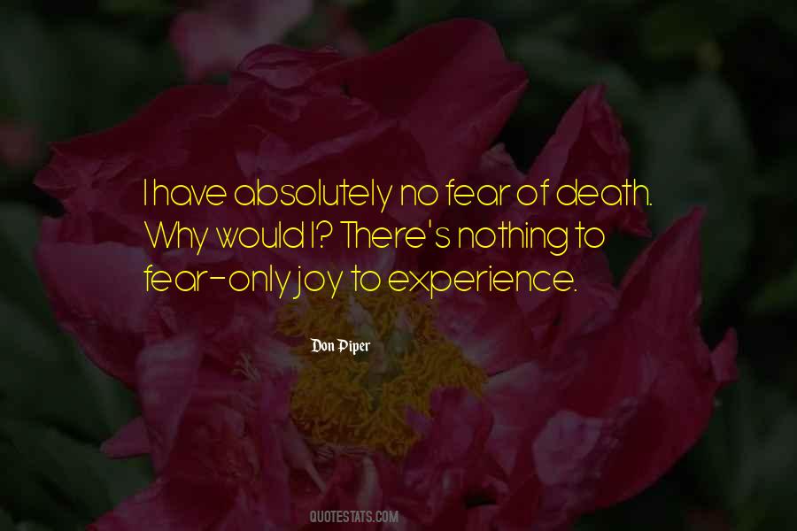 I Have Nothing To Fear Quotes #225110
