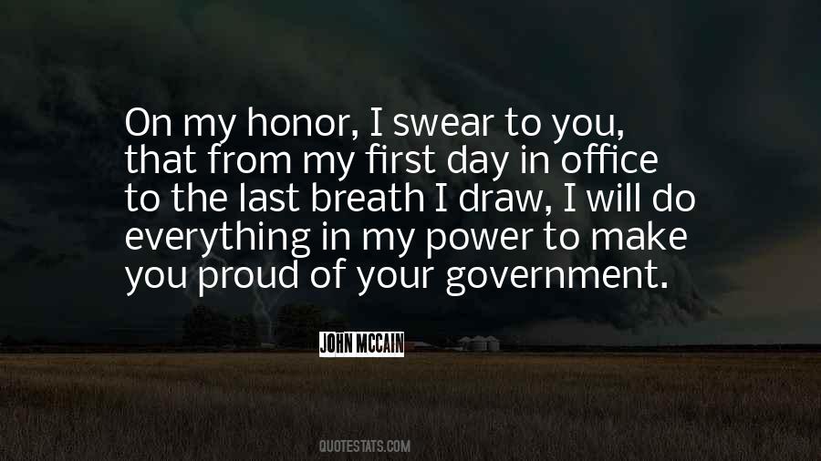 I Honor You Quotes #280580