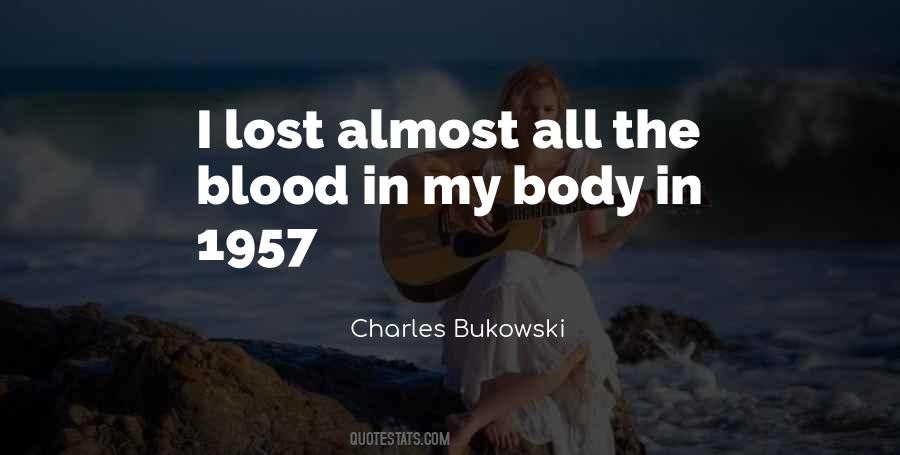 Quotes About The Blood #1741193