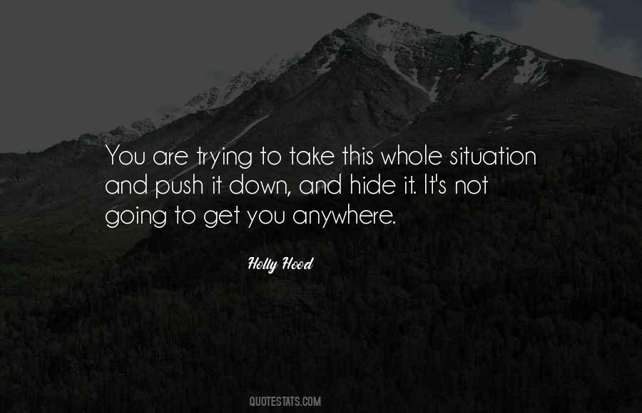 I Just Want To Hide Quotes #19950