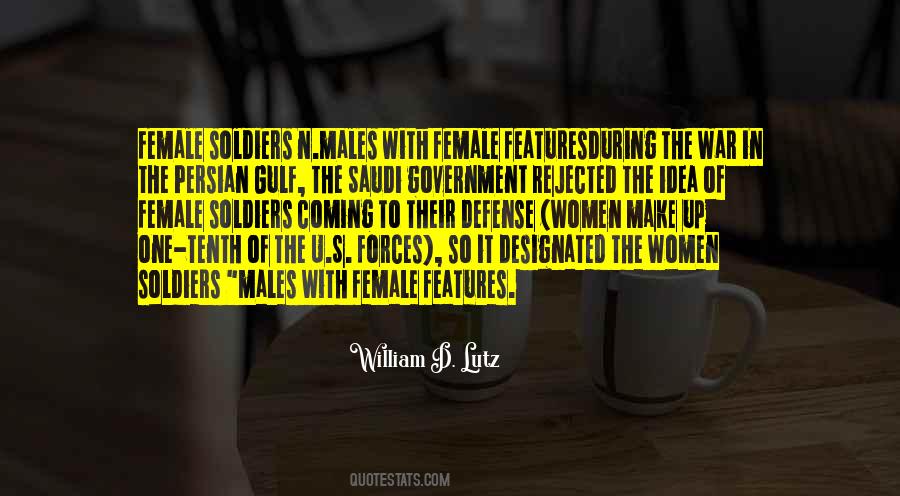 Quotes About Female Soldiers #101027