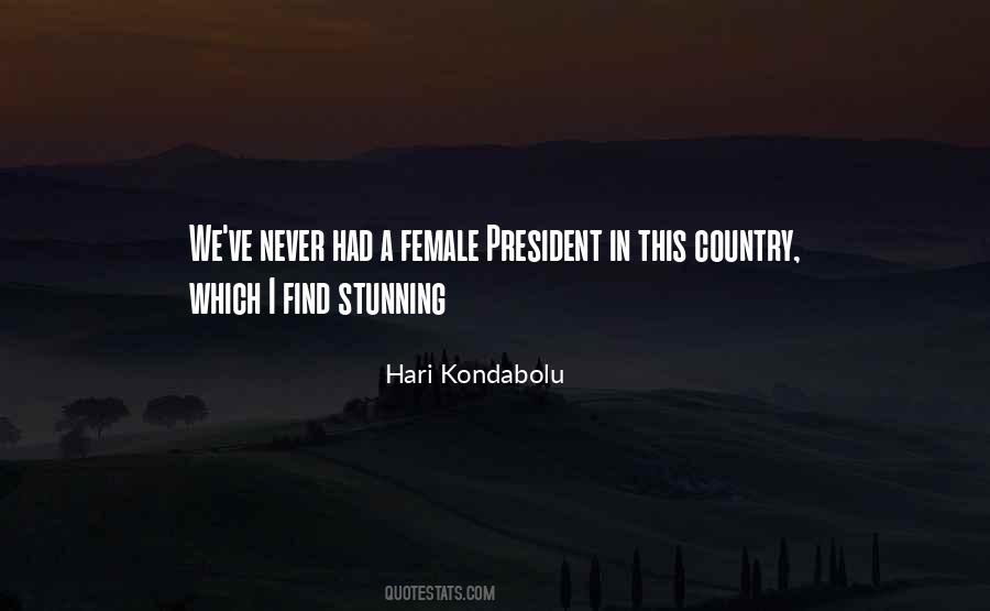 Quotes About Female President #1257405