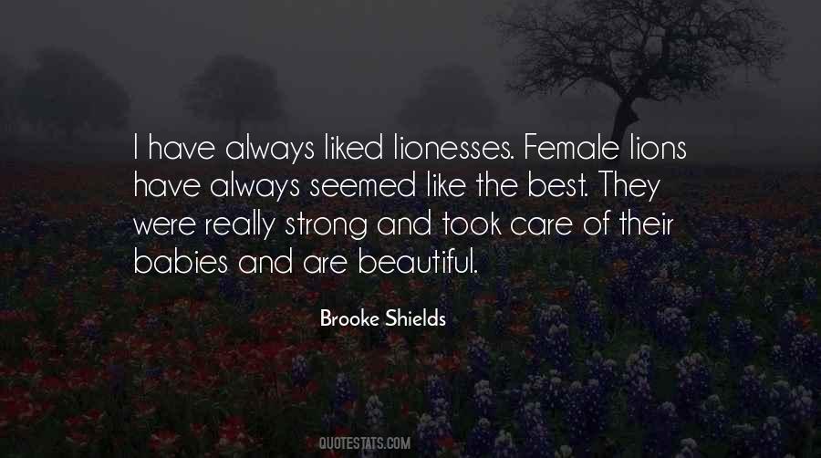 Quotes About Female Lions #1656289