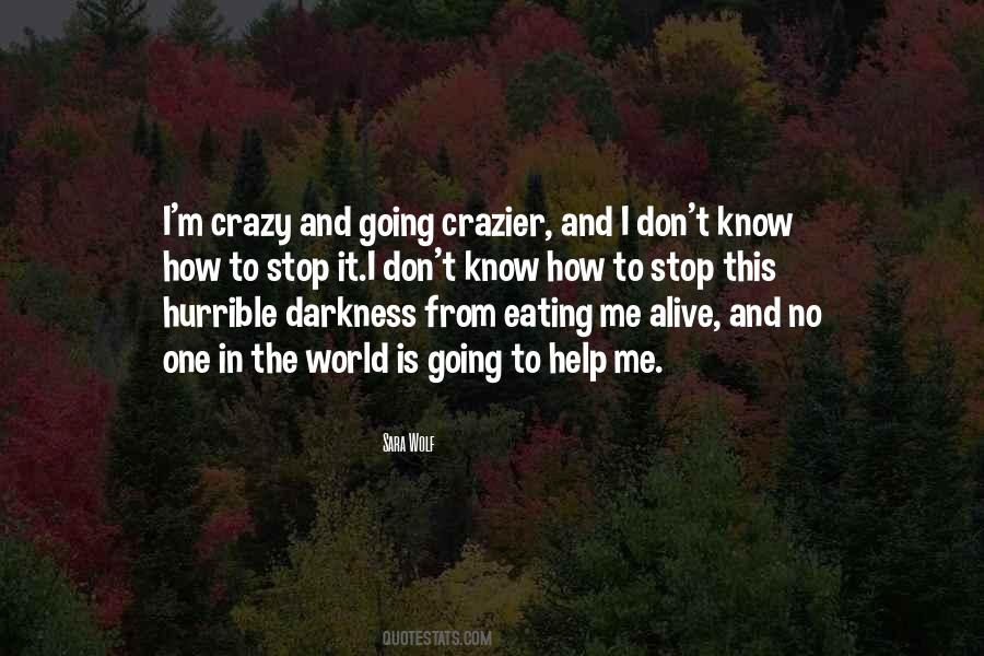 I Know I'm Crazy Quotes #1046734