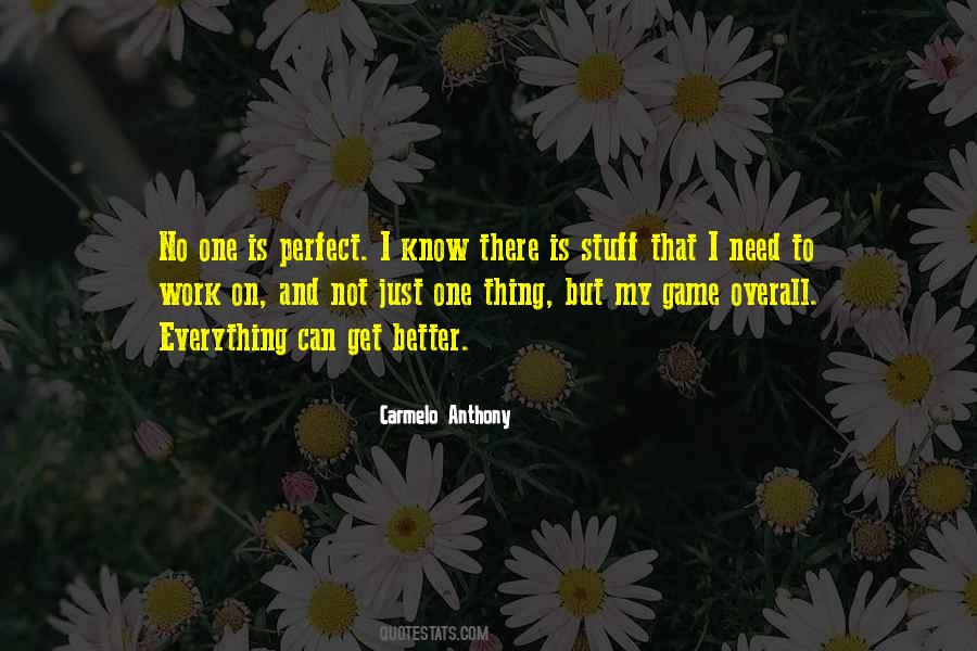 I Know I'm Not Perfect Quotes #595187