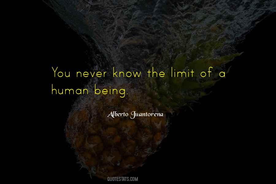 I Know My Limits Quotes #189048