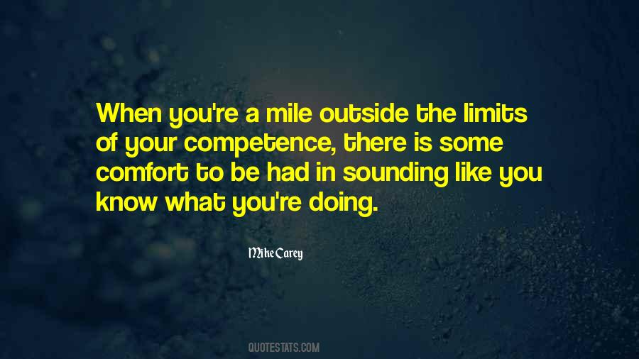 I Know My Limits Quotes #527004