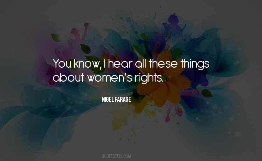 I Know My Rights Quotes #670786