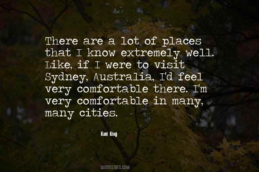 I Know Places Quotes #126303