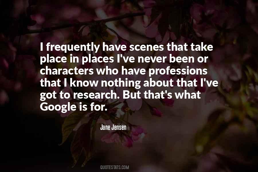 I Know Places Quotes #613559