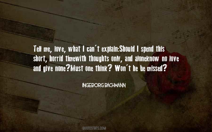 I Know You Missed Me Quotes #338625