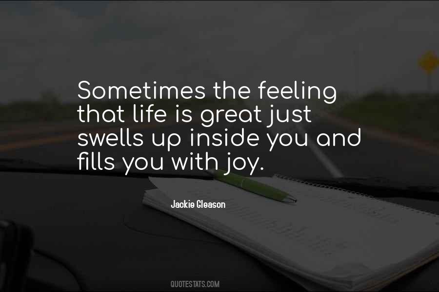 Quotes About Feelings Inside #1324610