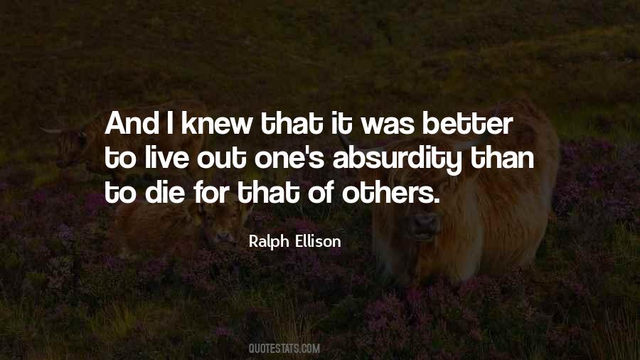 I Live For Others Quotes #1840849