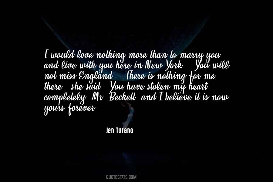 I Live For You My Love Quotes #1056871