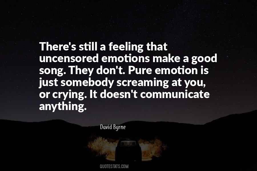 Quotes About Feelings Good #188413