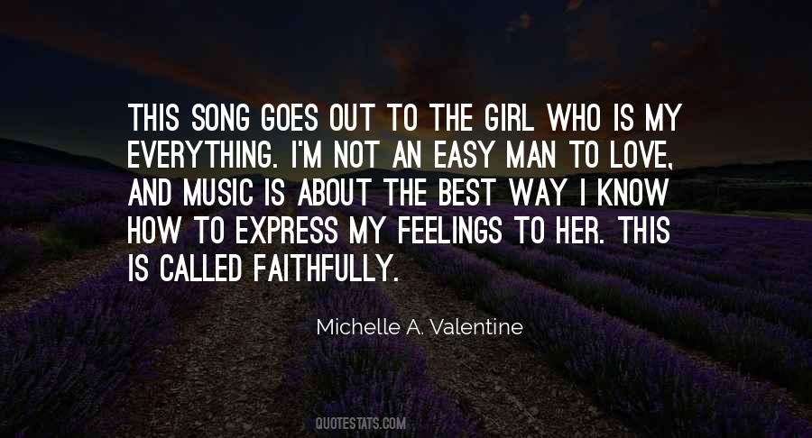Quotes About Feelings For A Girl #1722092