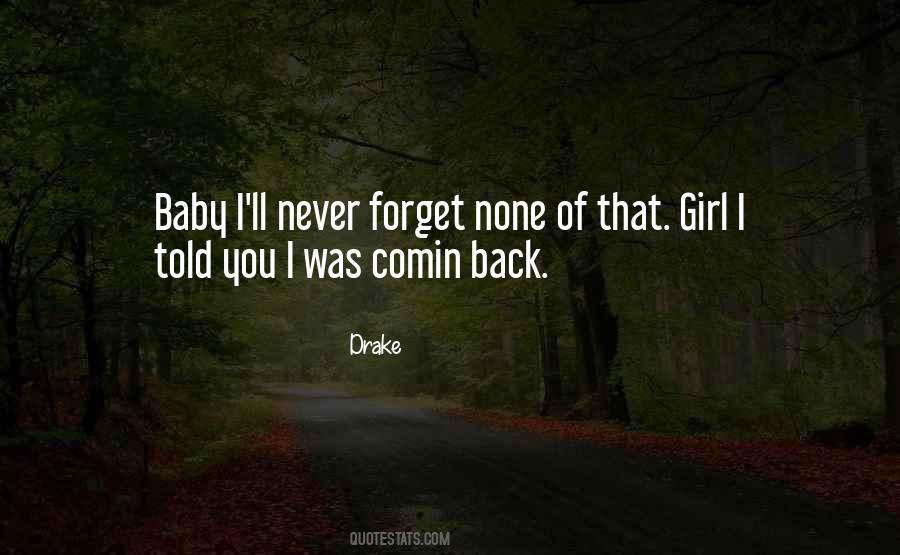 I Ll Never Forget You Quotes #1323451