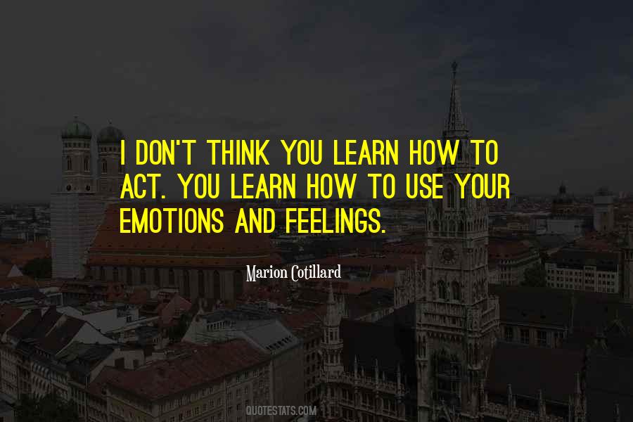 Quotes About Feelings Emotions #52276