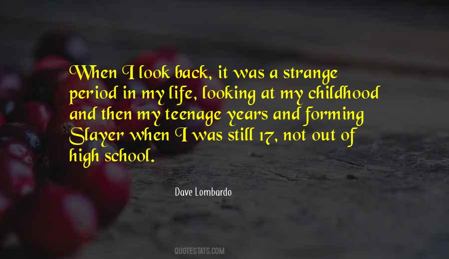 I Look Back At My Life Quotes #672915