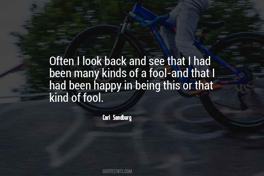 I Look Back Quotes #43203