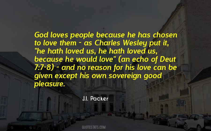 I Love God Because Quotes #918629