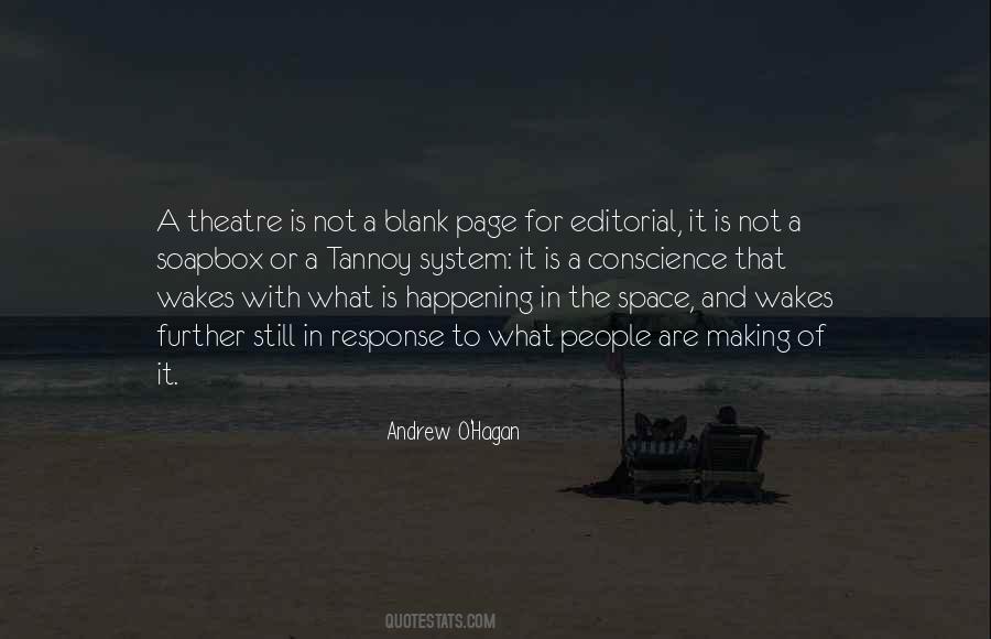 Quotes About The Blank Page #1100416