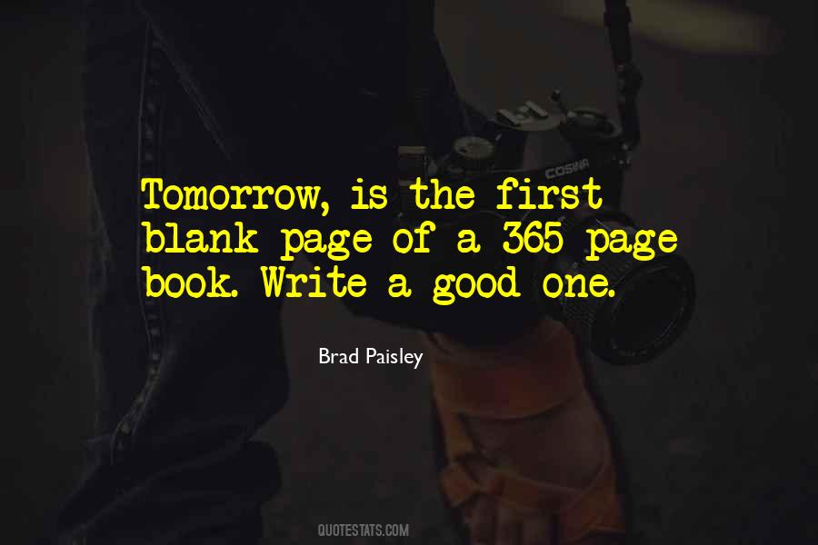 Quotes About The Blank Page #170589