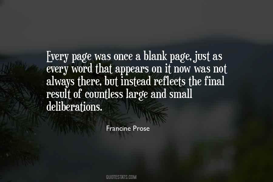 Quotes About The Blank Page #655066