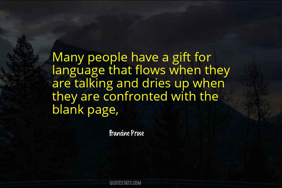 Quotes About The Blank Page #913717