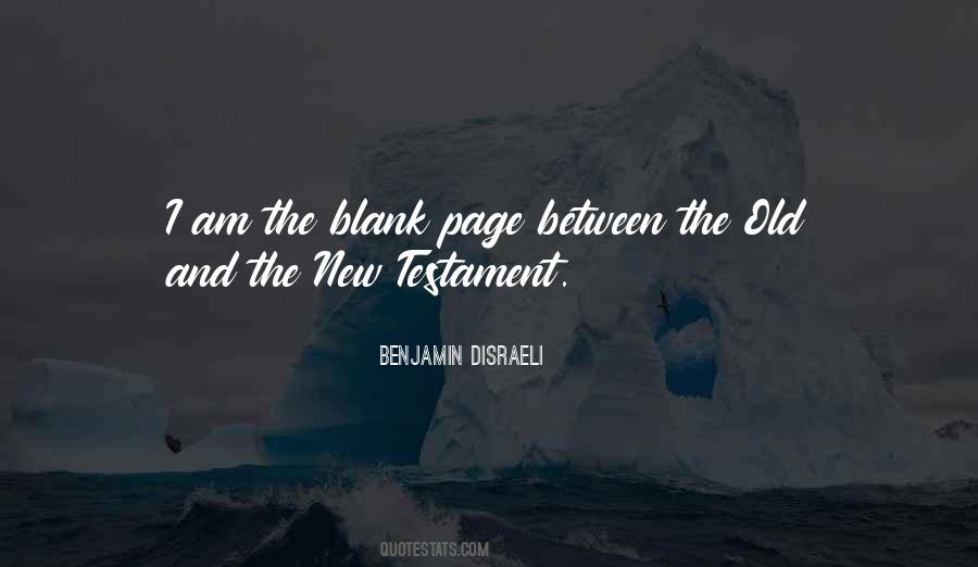 Quotes About The Blank Page #923656