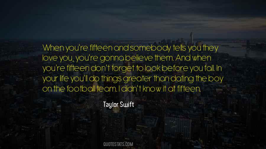 I Love My Football Team Quotes #1754931