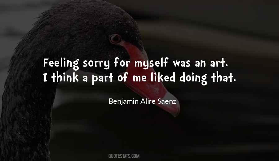 Quotes About Feeling Sorry For Myself #1795547
