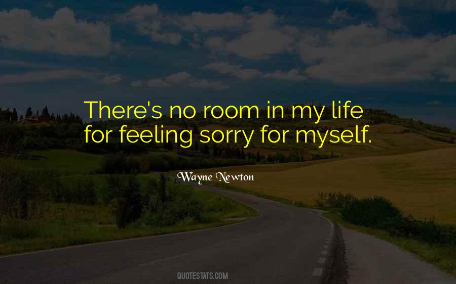 Quotes About Feeling Sorry For Myself #4858