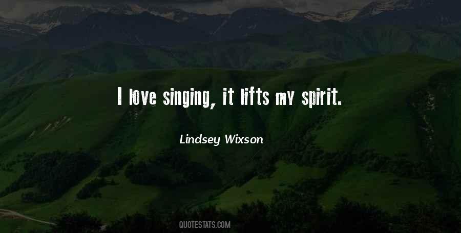 I Love Singing Quotes #486449