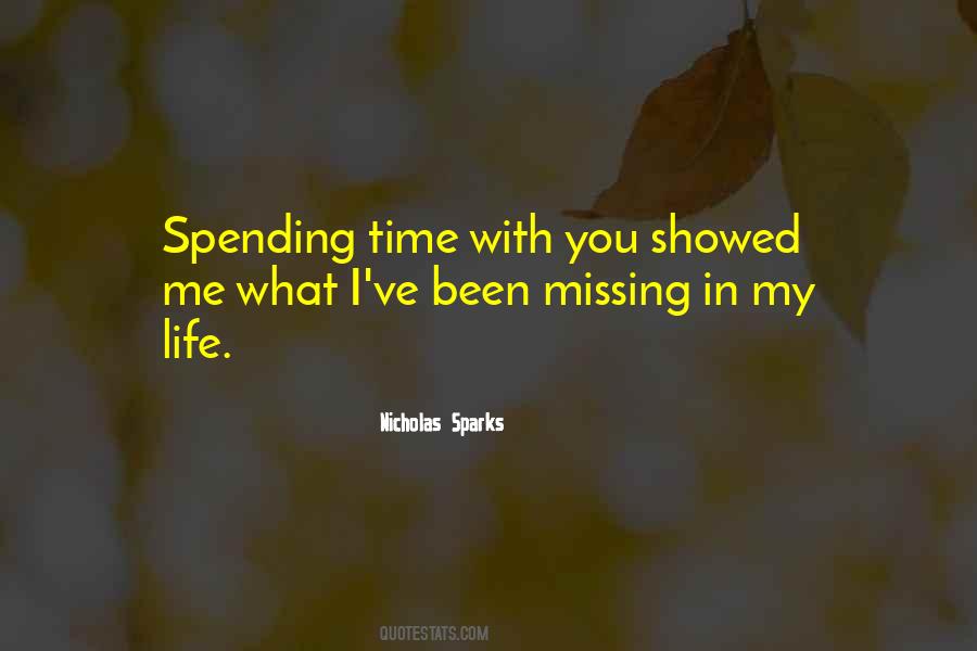 I Love Spending My Time With You Quotes #209321