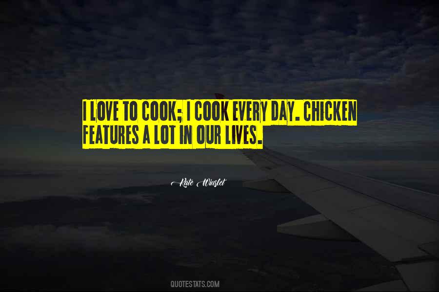 I Love To Cook Quotes #1250628