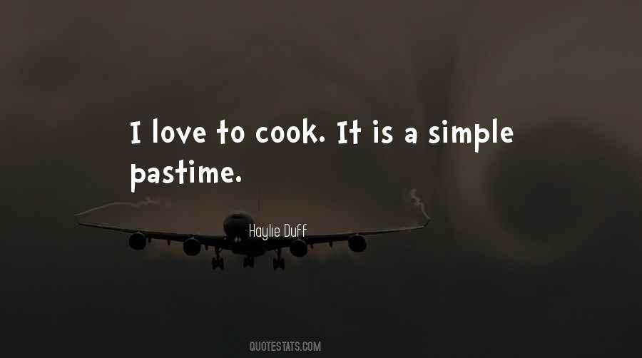 I Love To Cook Quotes #1428927