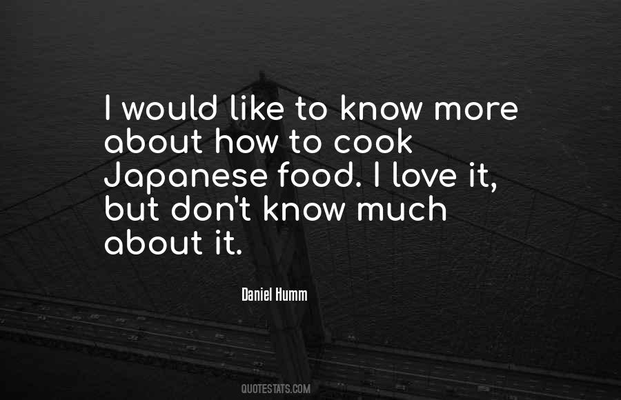 I Love To Cook Quotes #447895