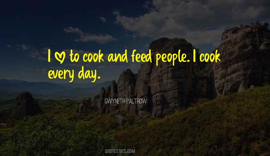 I Love To Cook Quotes #841352